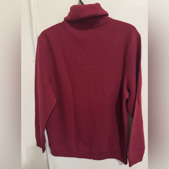 Tasso Elba Men's Textured Shawl-Collar Pullover Sweater in red size L - Picture 3 of 10